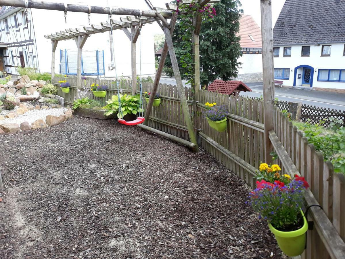Ferienwohnung Am Osterberg Liebenau  Buitenkant foto